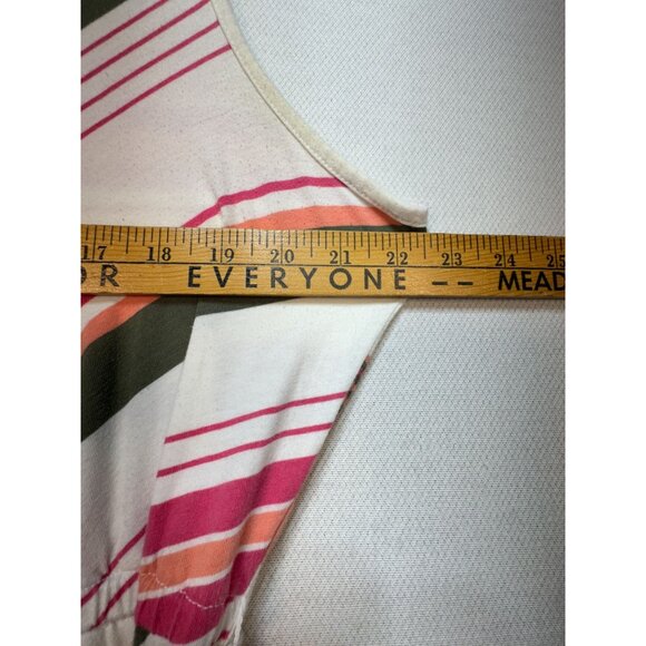 Old Navy Womens Sleeveless Chevron Striped Maxi Dress Size 1X Multicolor Summer - Picture 7 of 13